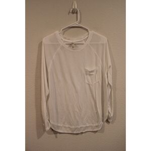 FP Movement by Free People white sheer long sleeve top size small